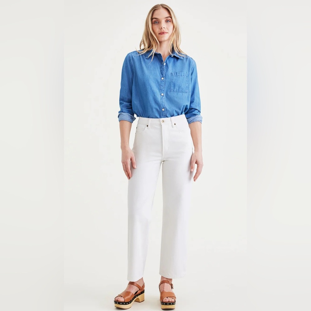 Dockers High Rise Straight Jean Cut Pants Women’s Size 12/31 (NWT)